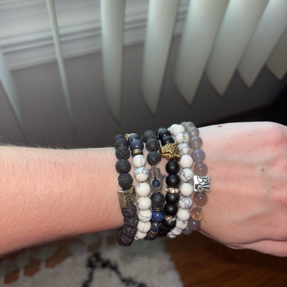 Stylish Beaded Bracelet Set